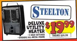 Ollie's STEELTON DELUXE UTILITY HEATER offer