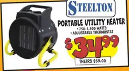 Ollie's STEELTON PORTABLE UTILITY HEATER offer