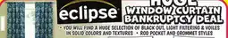 Ollie's ECLIPSE WINDOW CURTAIN BANKRUPTCY DEAL offer