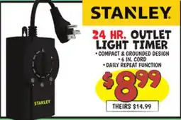 Ollie's STANLEY 24 HR. OUTLET LIGHT TIMER offer