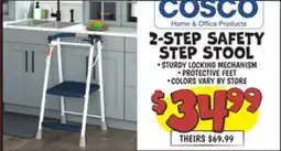 Ollie's COSCO 2-STEP SAFETY STEP STOOL offer