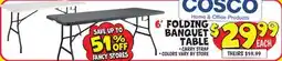 Ollie's COSCO FOLDING BANQUET TABLE offer