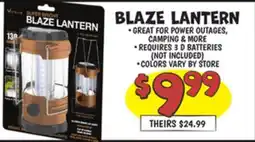 Ollie's BLAZE LANTERN offer