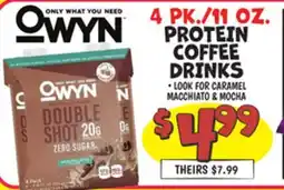 Ollie's PROTEIN COFFEE DRINKS offer