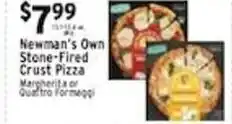 Met Foodmarkets Newman's Own Stone-Fired Crust Pizza offer