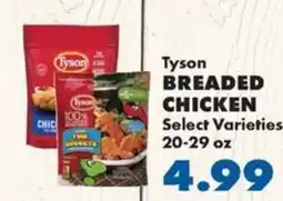 Sullivan's Foods Tyson breaded chicken offer