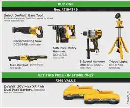 Mills Fleet Farm Select DeWalt Bare Tool offer