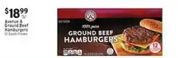 Met Foodmarkets Avenue A Ground Beef Hamburgers offer