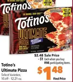 Super Saver Totino's Ultimate Pizza offer