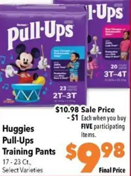 Super Saver Huggies Pull-Ups Training Pants offer
