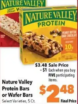 Super Saver Nature Valley Protein Bars or Wafer Bars offer