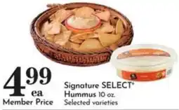 Pavilions Signature Select Hummus offer
