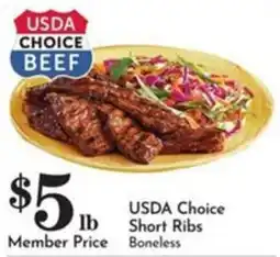 Pavilions Usda Choice Beef Short Ribs offer