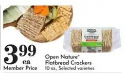 Pavilions Open Nature Flatbread Crackers offer