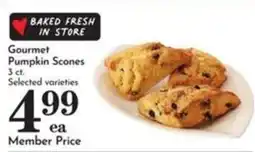 Pavilions Gourmet Pumpkin Scones offer
