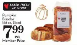 Pavilions Pumpkin Brioche offer