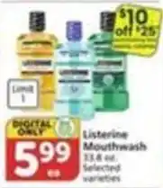 Pavilions Listerine Mouthwash offer