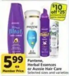 Pavilions Pantene Herbal Essences or Aussie Hair Care offer
