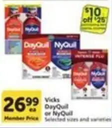 Pavilions Vicks DayQuil or NyQuil offer