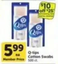 Pavilions Q-tips cotton swabs offer