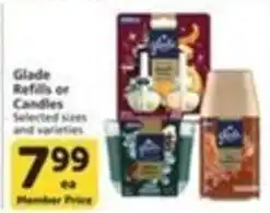 Pavilions Glade Refills or Candles offer