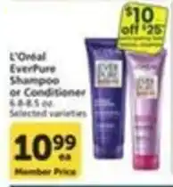 Pavilions L'Oréal EverPure Shampoo or Conditioner offer