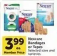 Pavilions Nexcare Bandages or Tapes offer