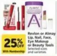 Pavilions Revlon or Almay Lip, Nail, Face, Eye Makeup or Beauty Tools offer