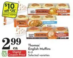 Pavilions Thomas' English Muffins offer