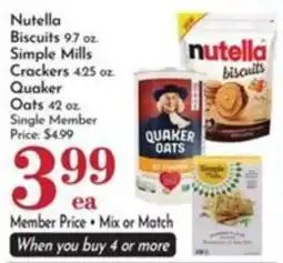 Pavilions Nutella Biscuits offer