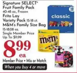 Pavilions Signature Select fruit family pack offer