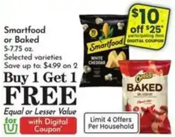Pavilions Smartfood or Baked offer