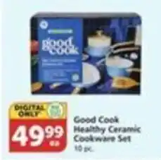 Pavilions Good Cook Healthy Ceramic Cookware Set offer