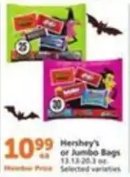Pavilions Hershey's or Jumbo Bags offer