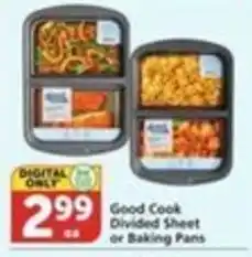 Pavilions Good Cook Divided Sheet or Baking Pans offer