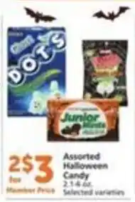 Pavilions Assorted Halloween Candy offer