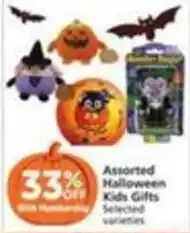 Pavilions Assorted Halloween Kids Gifts offer