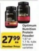 Pavilions Optimum Nutrition Protein Powder offer