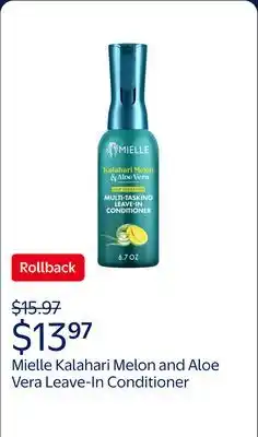 Walmart Mielle Kalahari Melon and Aloe Vera Deep Hydration Multi-Tasking Leave-In Conditioner offer