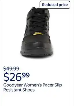 Walmart Goodyear Women's Pacer Slip Resistant Shoes offer