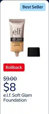 Walmart e.l.f. Soft Glam Foundation offer