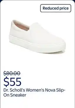 Walmart Dr. Scholl's Women's Nova Slip On Sneaker offer