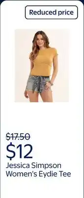 Walmart Jessica Simpson Women's and Women's Plus Eydie Tee offer