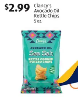 Aldi Clancy's Avocado Oil Kettle Chips offer