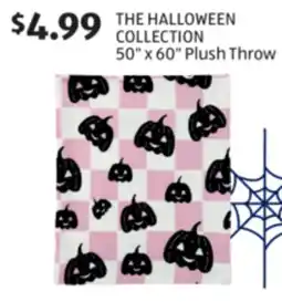 Aldi THE HALLOWEEN COLLECTION 50 x 60 Plush Throw offer