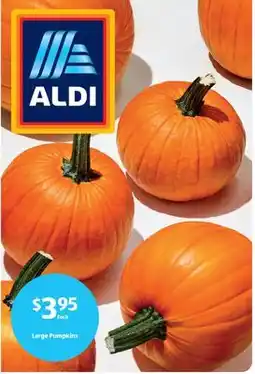 Aldi Large Pumpkins offer