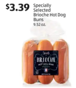 Aldi Specially Selected Brioche Hot Dog Buns offer