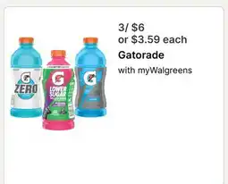 Walgreens Gatorade offer