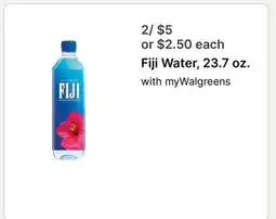 Walgreens Fiji Water offer