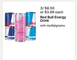 Walgreens Red Bull Energy Drink offer